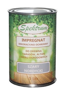 Impregnat do drewna SPEKTRUM - 5l - szary