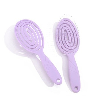 Расческа №1 Фиолетовая щетка для ритуалов тела фиолетовая SEOL Cosmetics