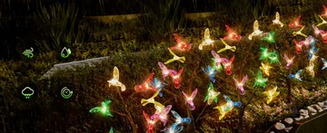 2x LAMPA SOLARNA LED OGRODOWA KOLIBER girlanda lampki solarne ogród lampka