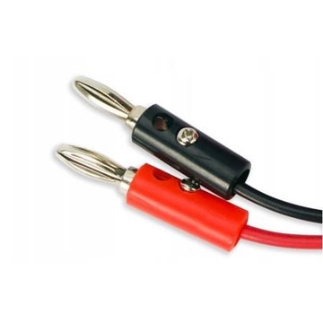 Przewody pomiarowe do miernika 100cm - krokodylki 35mm - wtyk banan 4mm