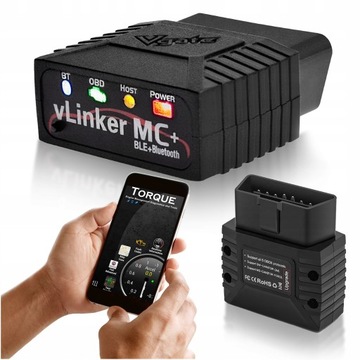 Диагностический интерфейс Vgate vLinker MC+ 4.0 OBD2 ELM327
