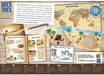 КИРПИЧНАЯ ПИРАМИДА ИЗ КИРПИЧА, 260 ЭЛЕМЕНТОВ