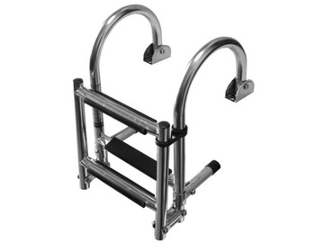 ЛЕСТНИЦА ДЛЯ ЛОДКИ 25см 3-СТУПЕНЧАТЫЕ ПОРУЧИ - 00081