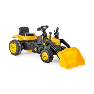 DUŻY Traktor z łyżką, ładowarka 125 cm, PILSAN