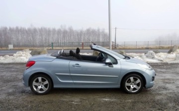 Peugeot 207 CC 1.6 VTi 120KM 2010 Peugeot 207 CC 1.6 120KM Kabriolet Zarejestrowany Klima Grzane fotele 1.6, zdjęcie 7