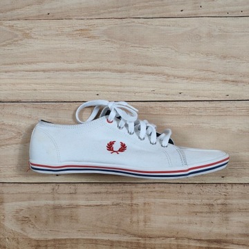 FRED PERRY Buty Trampki Białe Logowane Męskie r.43