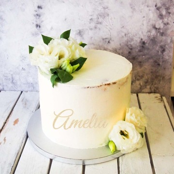 Топпер на бок торта, имя, деревянная надпись, украшение для Святого Причастия.