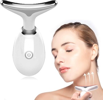 masażer 3w1 modelowanie lifting twarzy podbródka v shape światło led