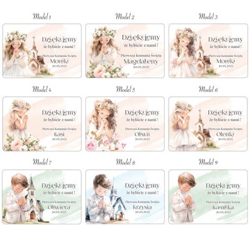 Магнит за холодильник благодаря гостям первое святое причастие