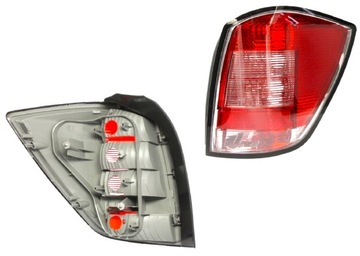 2X SVĚTLO ZADNÍ STOP LEVÝ PRAVÁ KOMPLET OPEL ASTRA H 2003-02,07 KOMBI