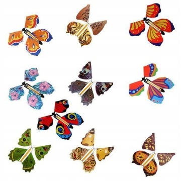 2x 10x Latające motyle Wróżkowy motyl w