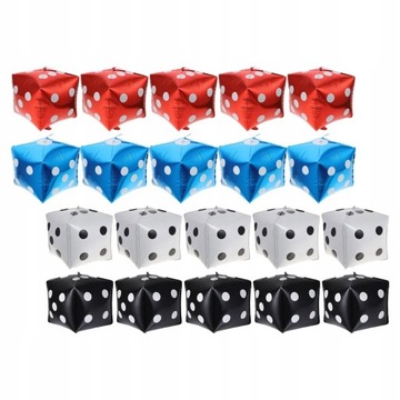 40 шт. Фольгированные шары в форме куба.