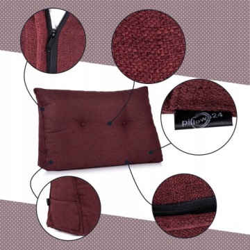 ДЕКОРАТИВНАЯ ПОДУШКА ДЛЯ СПИНЫ 200Х50Х20 цветов