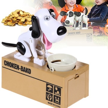 PIES PIESEK SKARBONKA INTERAKTYWNA AUTOMAT PIES ZŁODZIEJ