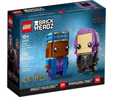 LEGO 40618 BrickHeadz Kingsley Shacklebolt i Nimfadora Tonks