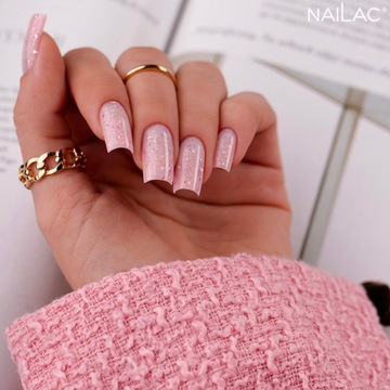 Резиновая база 2в1 с частицами Milk&Purple Glammy Base 7мл