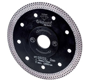 TARCZA DIAMENTOWA 125x1,4x10x22,2 SCHMITH SDS-02