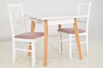 Раздвижной стол для гостиной + 2 стула МАЛЫЙ НАБОР