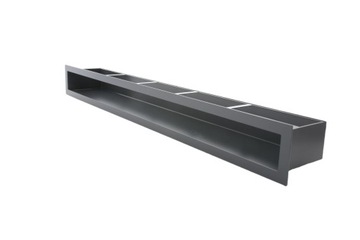 Luft PRO-V OPEN 900x70, prosty bez ramki, czarny