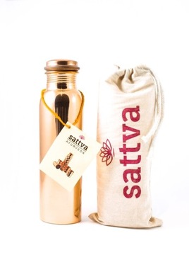 Sattva Butelka miedziana Gładka 950ml P1
