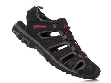 Sandały męskie Hi-Tec Tiore Black/Dark Grey/Red