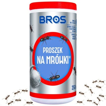 BROS Proszek na mrówki, do zwalczania mrówek 250 g
