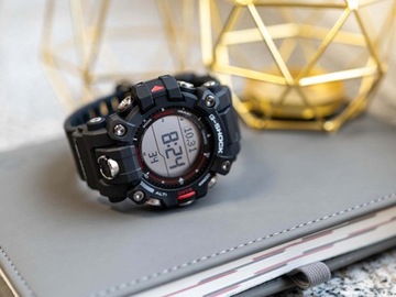 MĘSKI ZEGAREK CASIO GW-9500-1ER MUDMAN SOLARNY WAVE CEPTOR KOMPAS