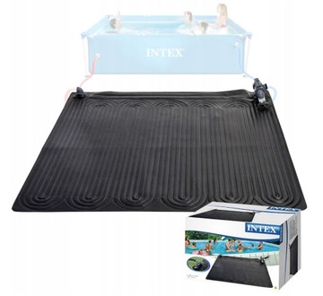 СОЛНЕЧНЫЙ КОВРИК ДЛЯ НАГРЕВА ВОДЫ INTEX 120x120CM КОВрик С НАГРЕВАНИЕМ ДЛЯ БАССЕЙНА