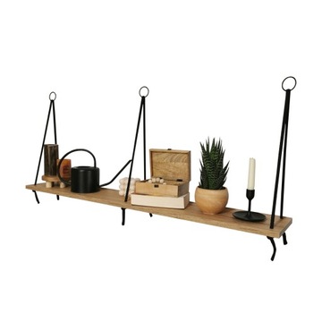 Wisząca półka na sznurku, linie, sznurkach, 100 cm