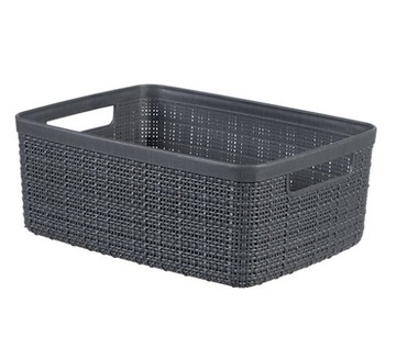 Curver koszyk JUTE S 5 L ciemny szary