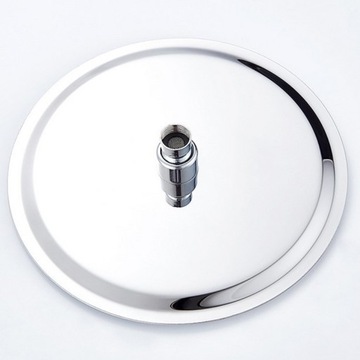 ХРОМИРОВАННЫЙ ДОЖДЕВОЙ ДУШ 25 СМ, КРУГЛЫЙ МЕТАЛЛИЧЕСКИЙ ДУШ, НЕРЖАВЕЮЩАЯ, ТОНКИЙ