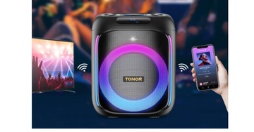 Портативная колонка с двумя караоке-микрофонами K6 Tonor