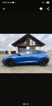 Volkswagen Scirocco III Coupe 1.4 TSI 122KM 2009 Volkswagen Scirocco 1.4Benzynkasuper stanprosto z Niemiec 1.4 Benzyna, zdjęcie 5