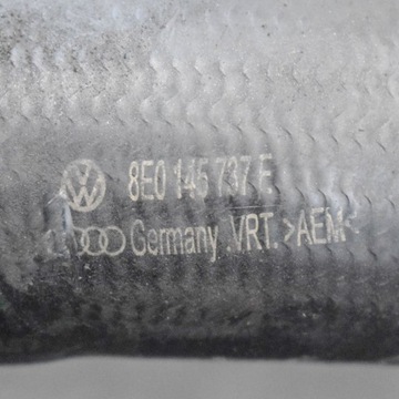 8E0145737E LEVÝ PŘÍVOD INTERCOOLER AUDI A4 8EC B7 1.9 TDI