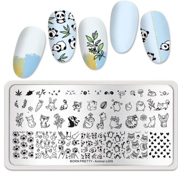 Штамп для ногтей ANIMALS