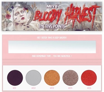 MIYO The Five Points PALETA CIENI 34 Bloody