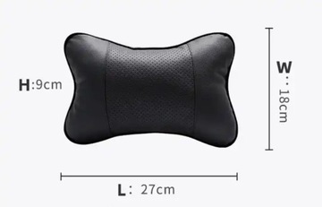 МЯГКАЯ АВТОПОДУШКА ПРОФИЛИРОВАННАЯ ДЛЯ ШЕИ, ГОЛОВЫ, ЭКО-КОЖА 120г