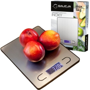 WAGA ELEKTRONICZNA INOXY 20CMX15,5CM