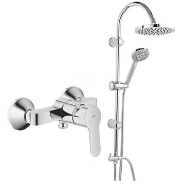 BATERIA NATRYSKOWA GROHE BAUEDGE + DESZCZOWNICA