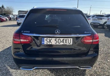 Mercedes Klasa C W205 Kombi 200 184KM 2018 Mercedes-Benz Klasa C Polski salon 4x4 2.0 Benzyna 184KM, zdjęcie 4