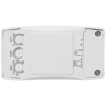 Микроволновой датчик движения для встроенного в потолок светодиодного датчика сумерек с кабелем.