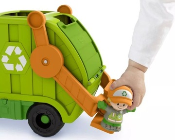 Музыкальная игрушка для переработки мусора Fisher-Price Little People Мусоровоз