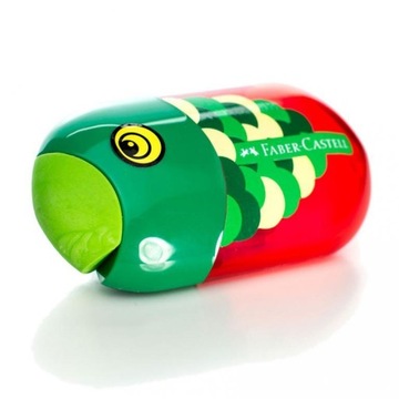 TEMPERÓWKA PODWÓJNA Z GUMKĄ RYBKA Faber-Castell