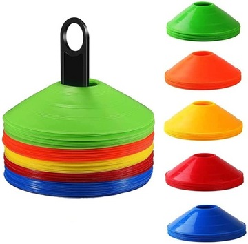 50 sztuk Agility Sport Marker Disc Soccer Cones