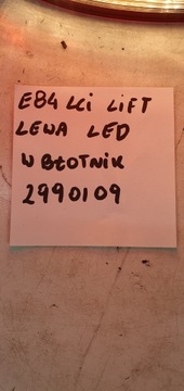 BMW E84 LCI FACELIFT SVĚTLO LED W BLATNÍK LEVÝ ZADNÍ JEHLA 2990109 OVĚŘENÁ
