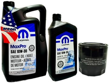 MOPAR 10W30 6L + FILTR 05281090AB JEEP RAM DODGE