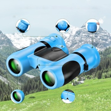 ПОРТАТИВНЫЙ ДЕТСКИЙ БИНОКЛЯР 8X21 JUNIOR, СИНИЙ