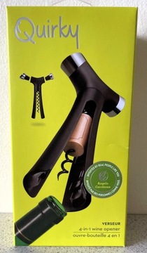 QUIRKY otwieracz do wina 4w1 KORKOCIĄG