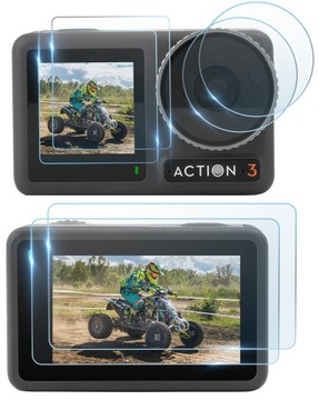 DJI OSMO ACTION 3 Закаленное стекло Набор защитных стекол SUNNYLIFE (OA3-BHM494-1)