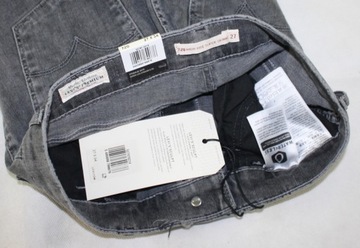 Jeansy Levi's 720 - 527970214 rurki wysoki stan oryginalne Levis - W27/L34